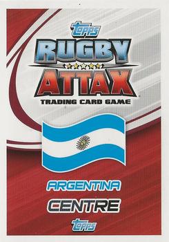 2015 Topps Rugby Attax #6 Marcelo Bosch Back